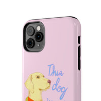 This Lab Won't Hunt Pink Phone Case