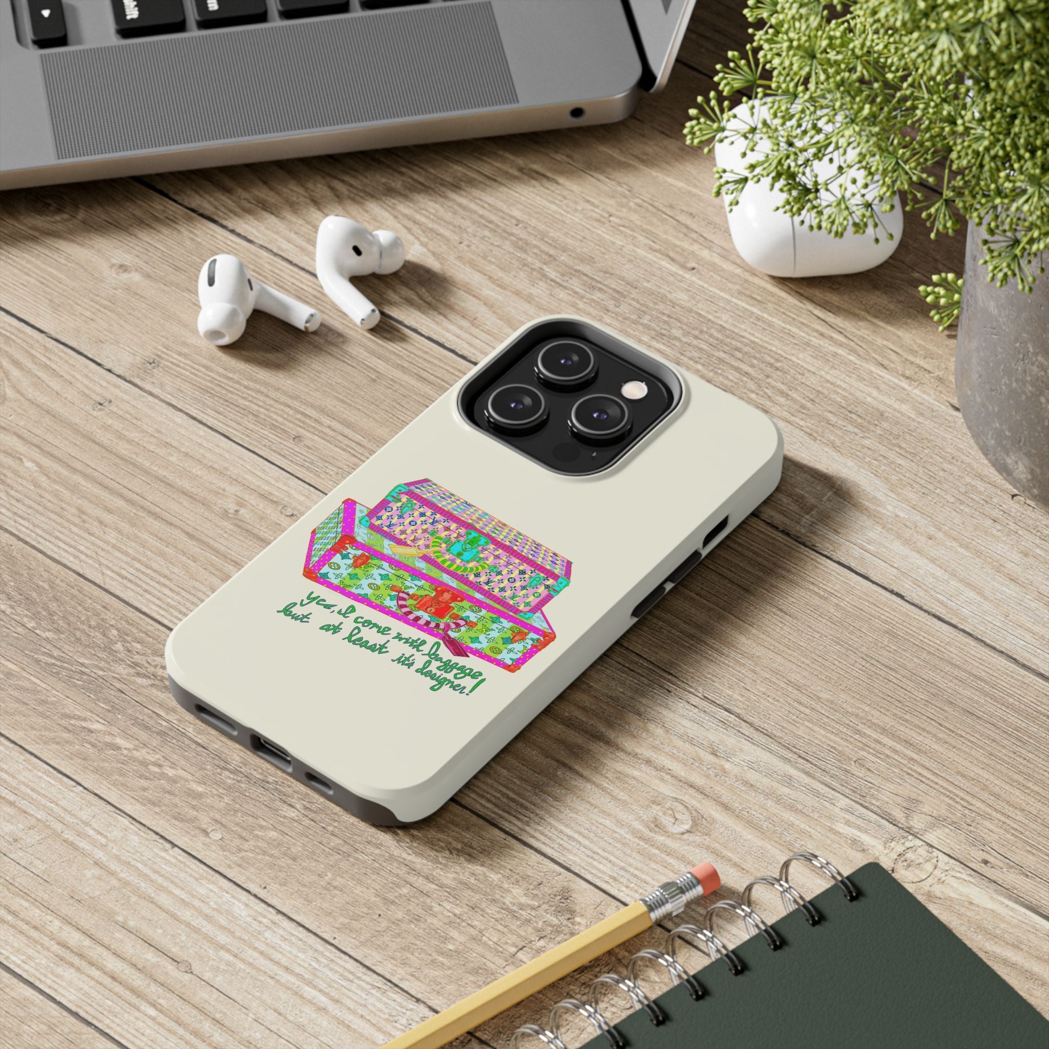 Designer Baggage Phone Case