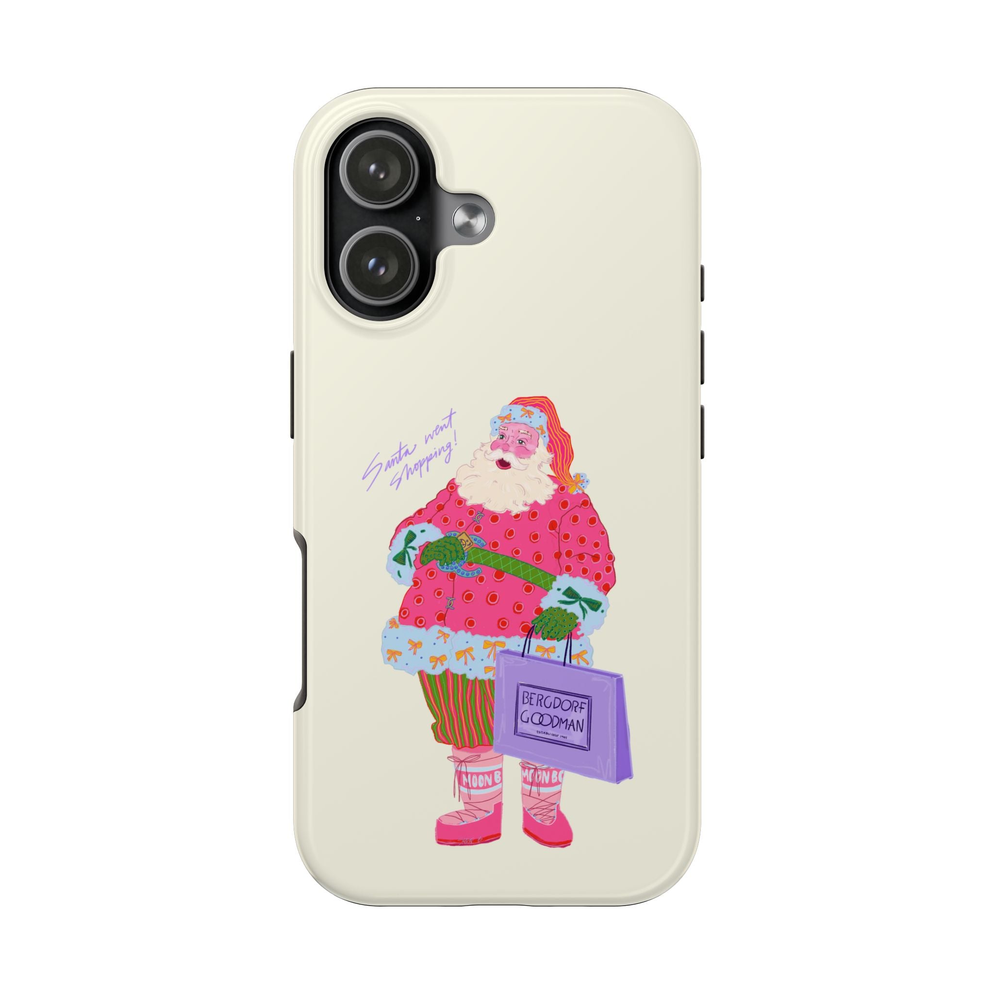 Santa Went Shopping Phone Case