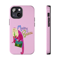 Monkey Business Pink Phone Case