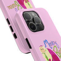 Monkey Business Pink Phone Case