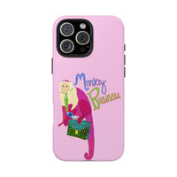 Monkey Business Pink Phone Case