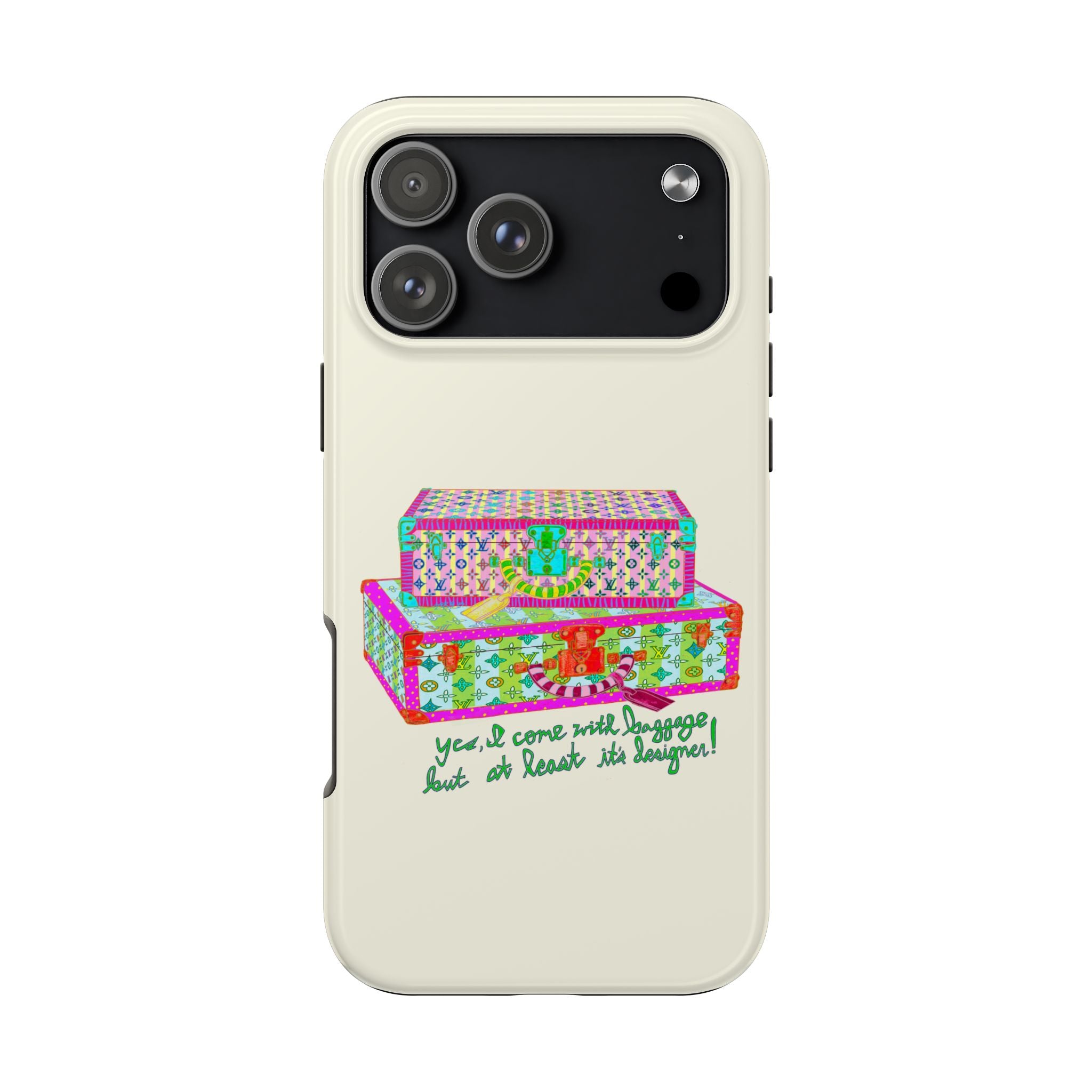 Designer Baggage Phone Case