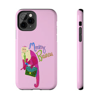 Monkey Business Pink Phone Case