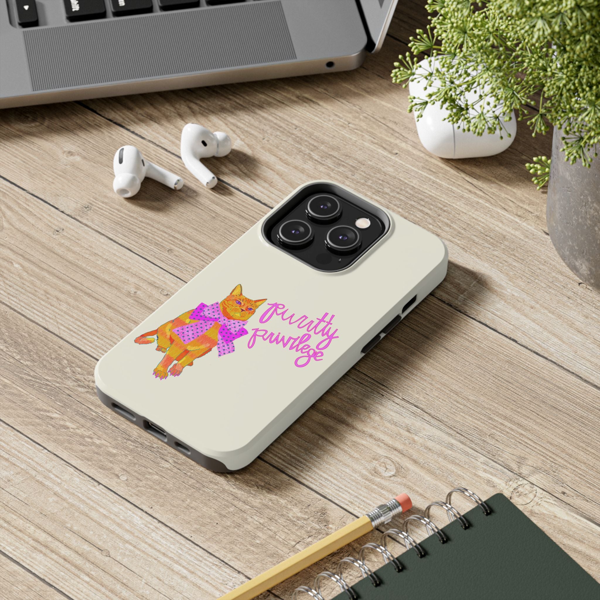 Purrtty Privilege Phone Case