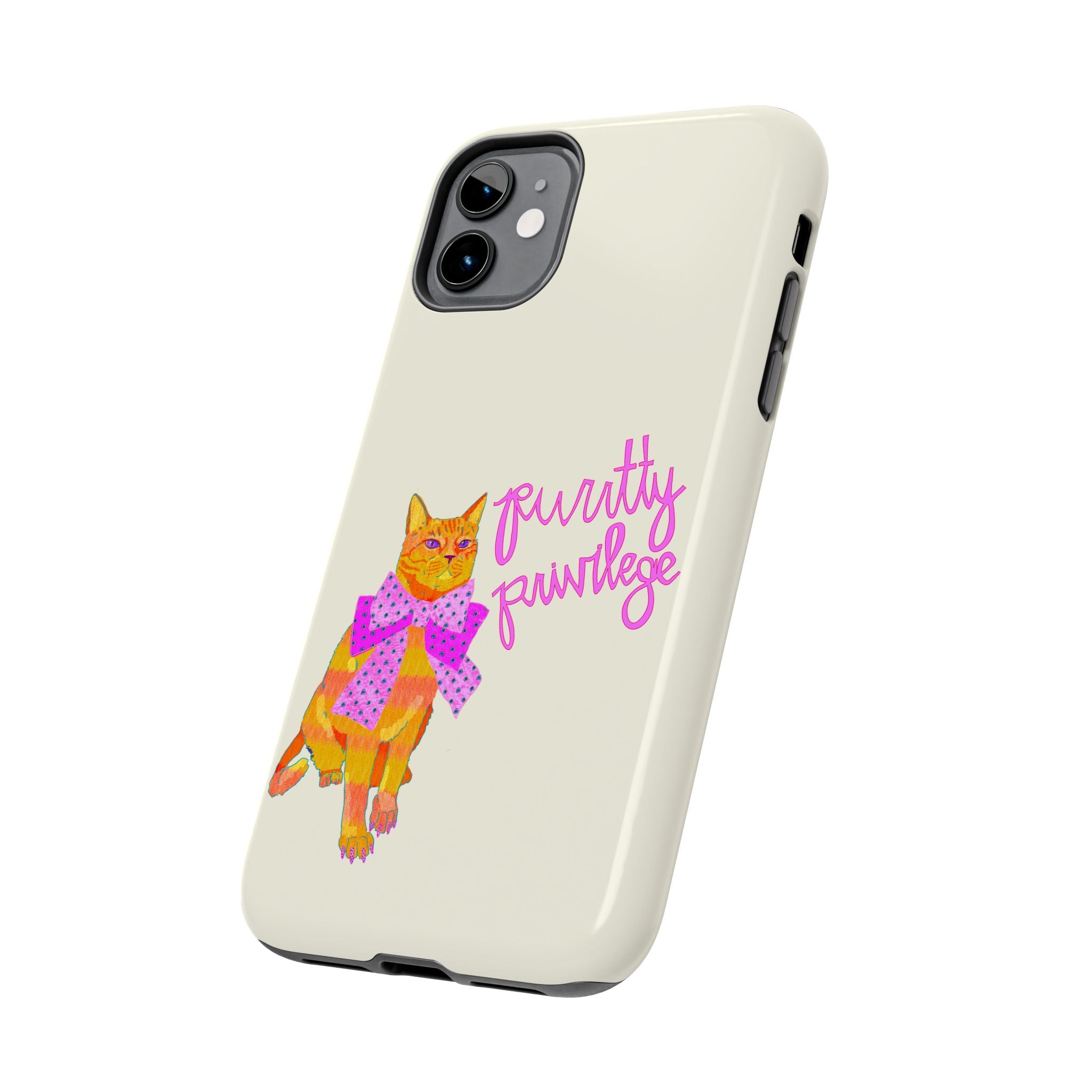 Purrtty Privilege Phone Case