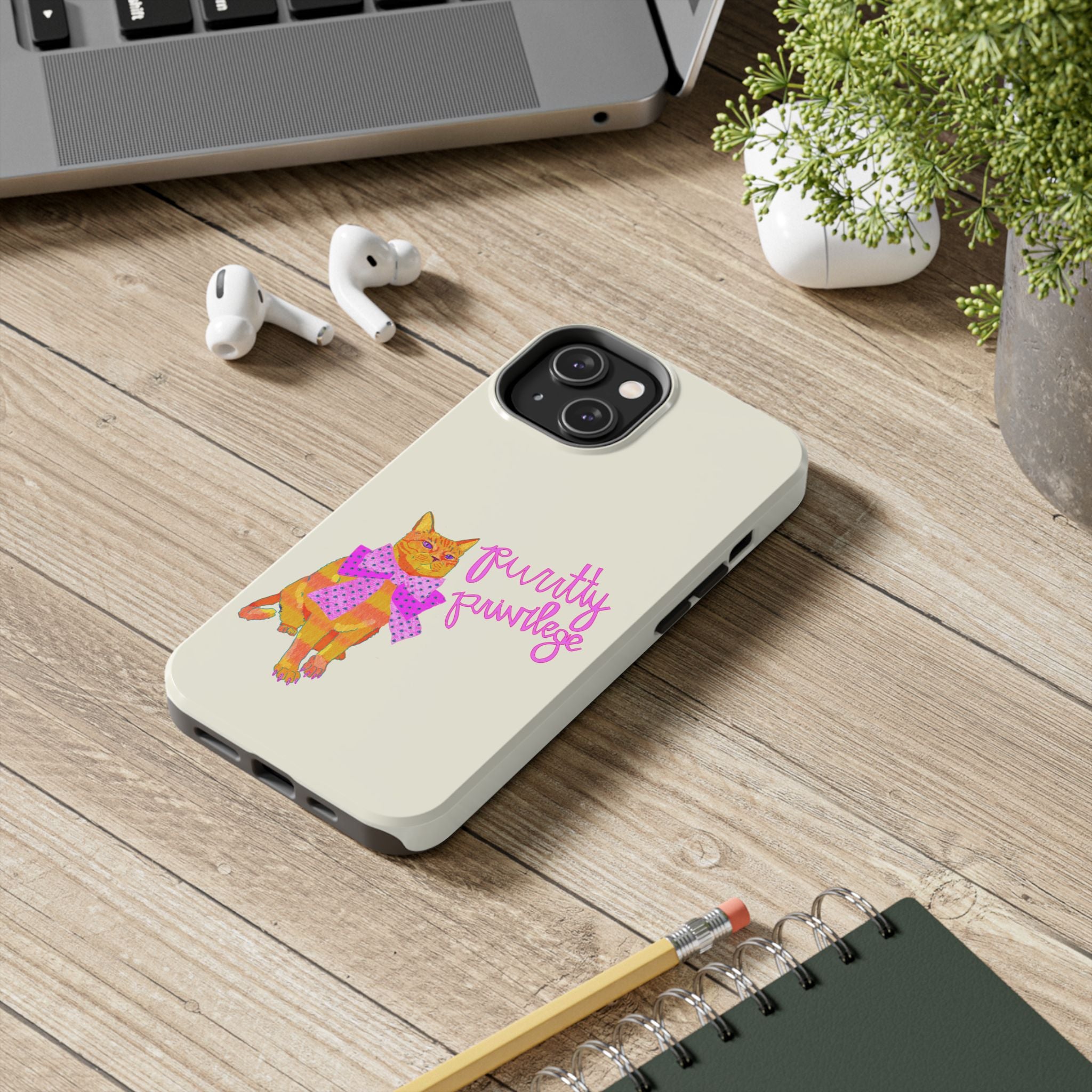 Purrtty Privilege Phone Case