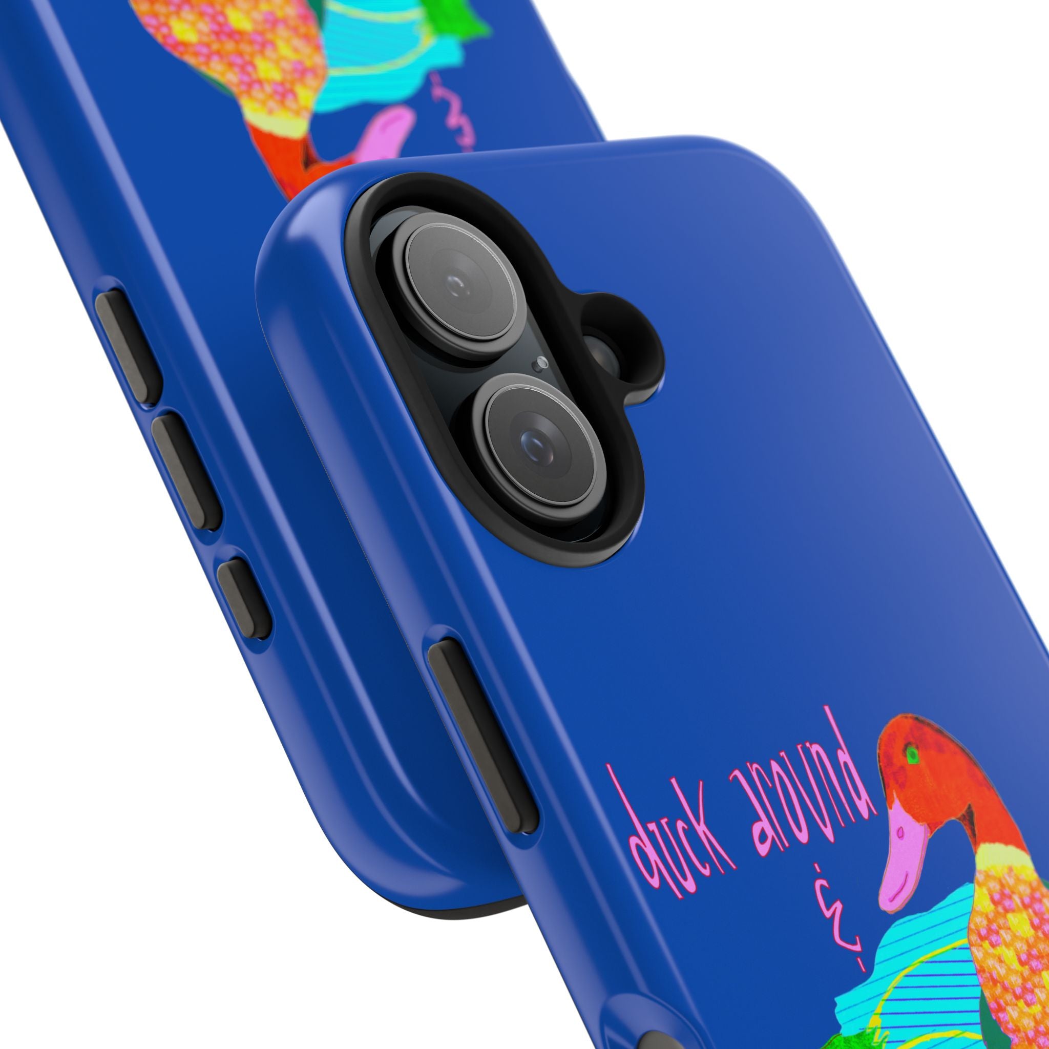 Duck Around & Find Out Blue Phone Case