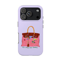 A Very Cutesy, Very Demure Lilac Phone Case