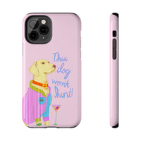 This Lab Won't Hunt Pink Phone Case
