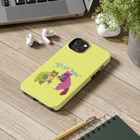 Lets Get Trashed Yellow Phone Case