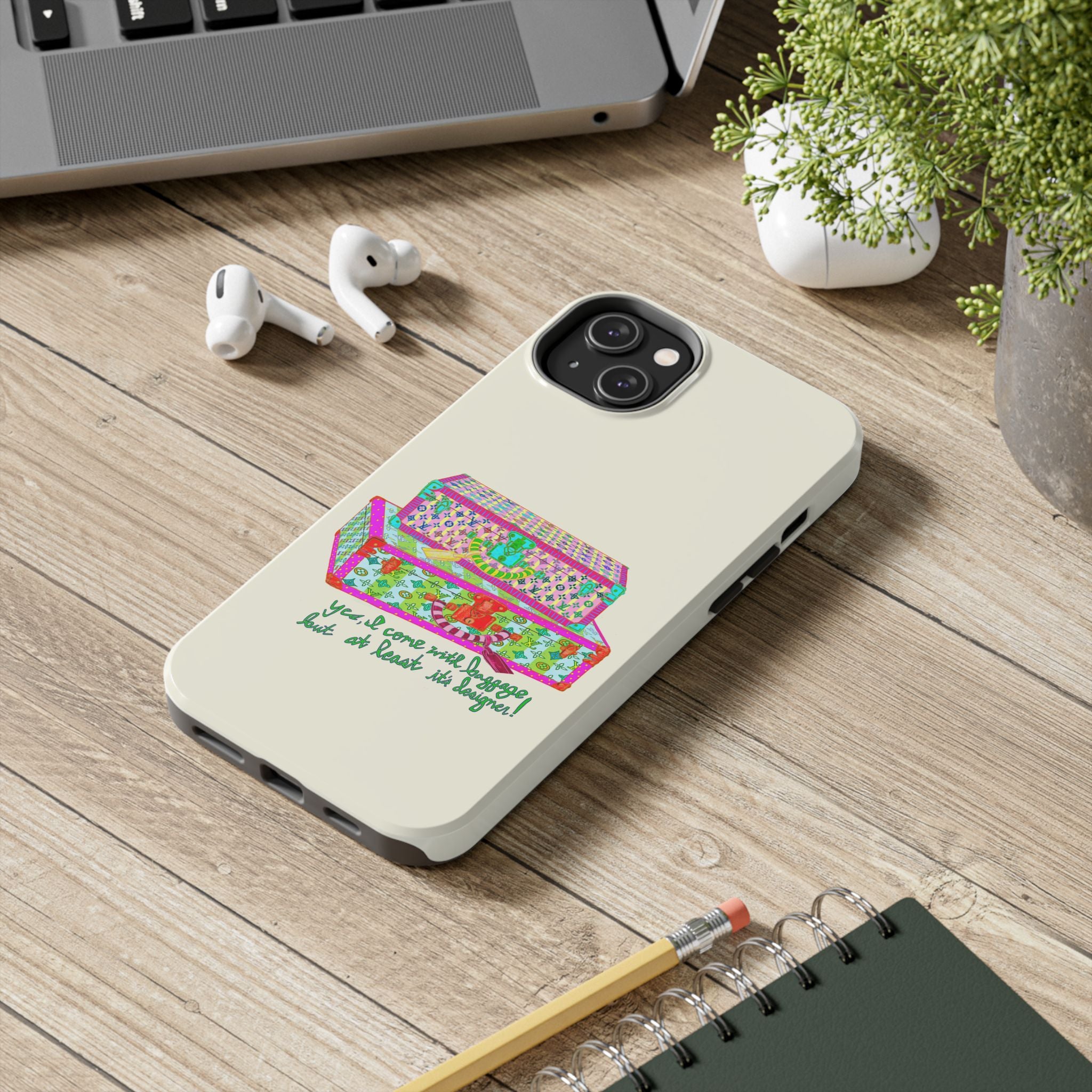 Designer Baggage Phone Case
