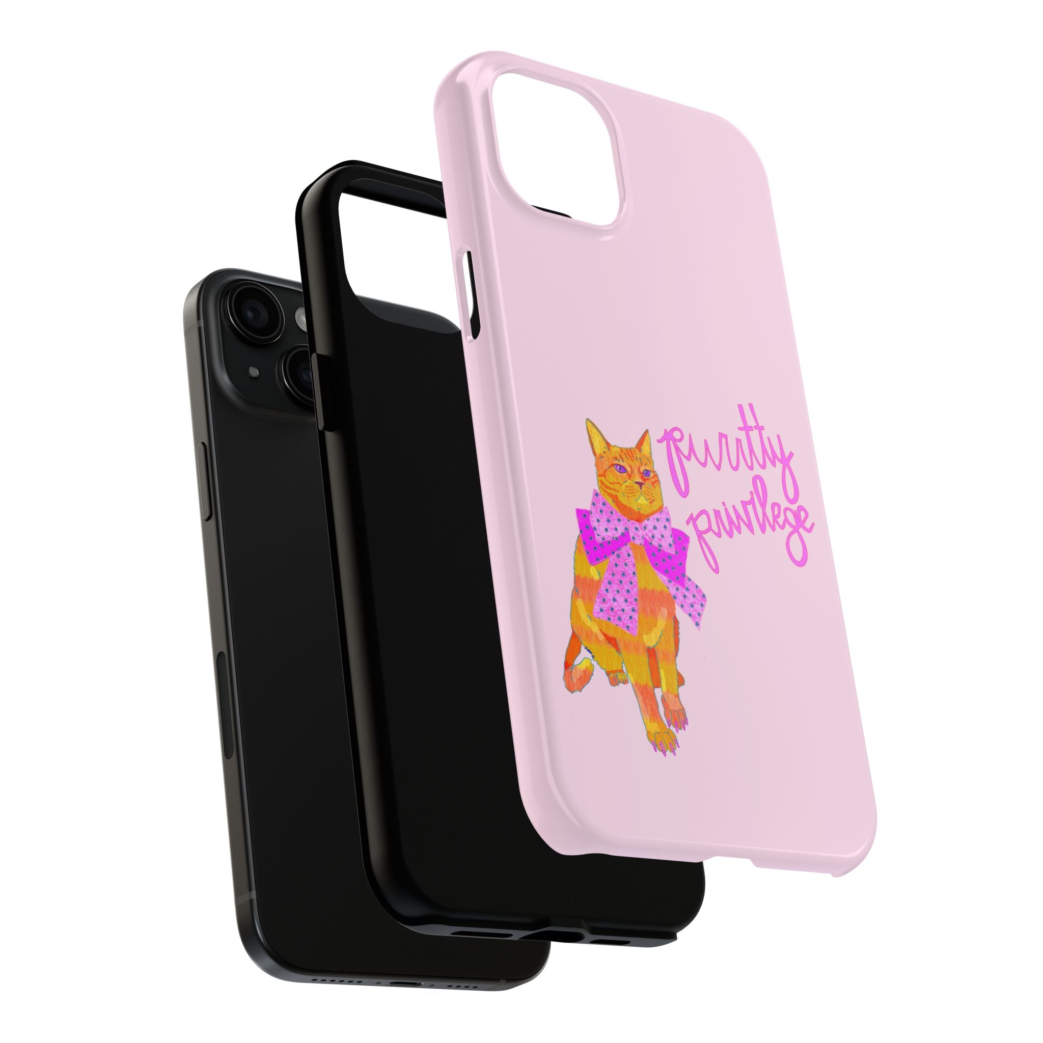 Purrtty Privilege Pink Phone Case