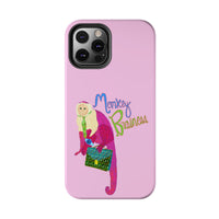 Monkey Business Pink Phone Case