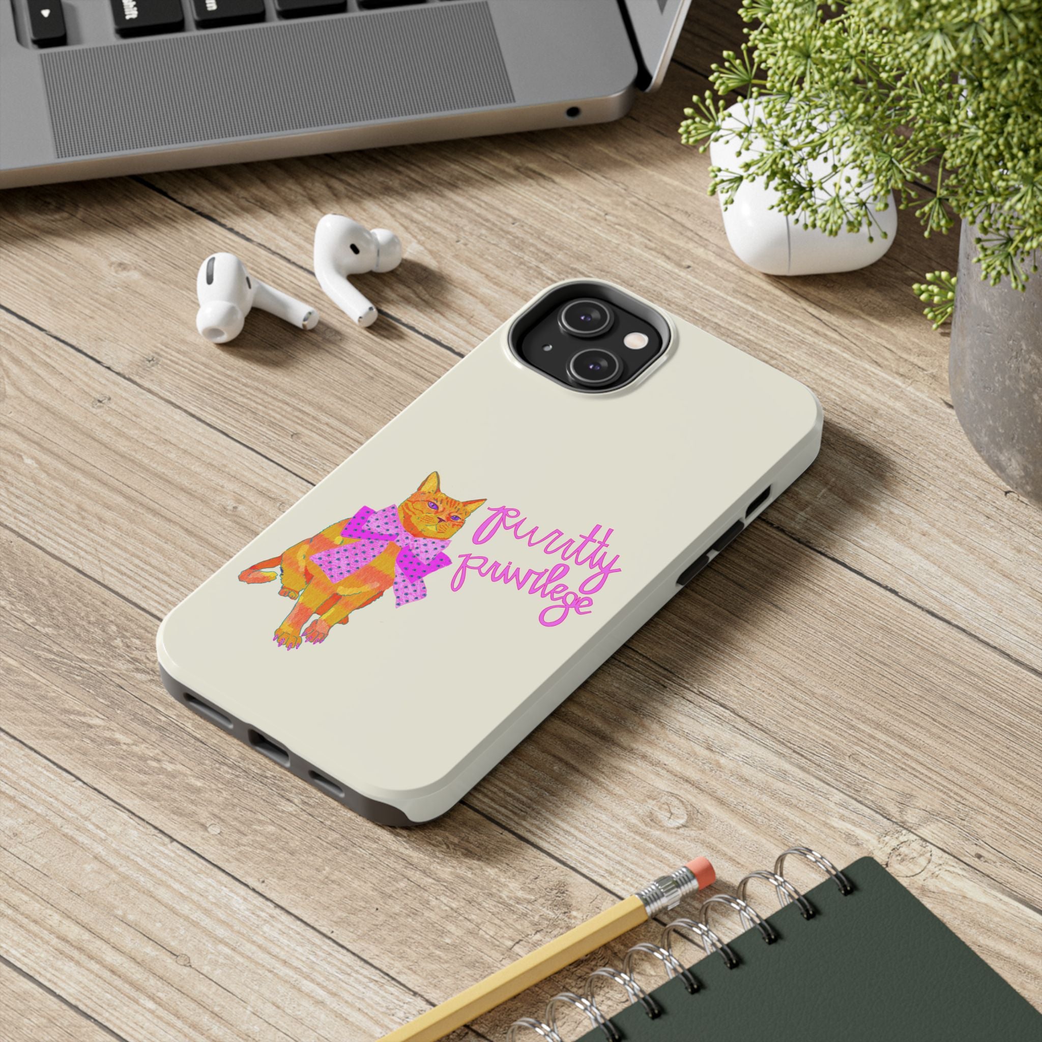 Purrtty Privilege Phone Case