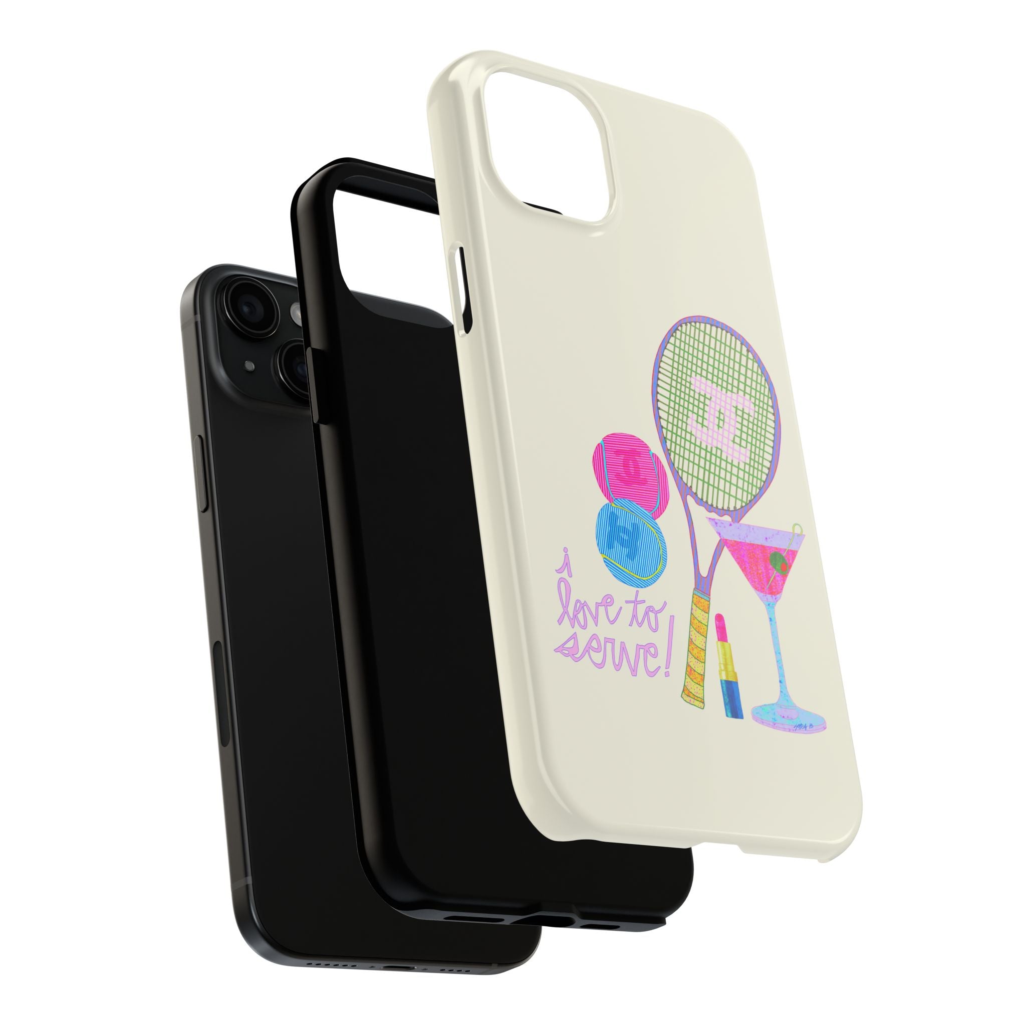 I Love to Serve Phone Case