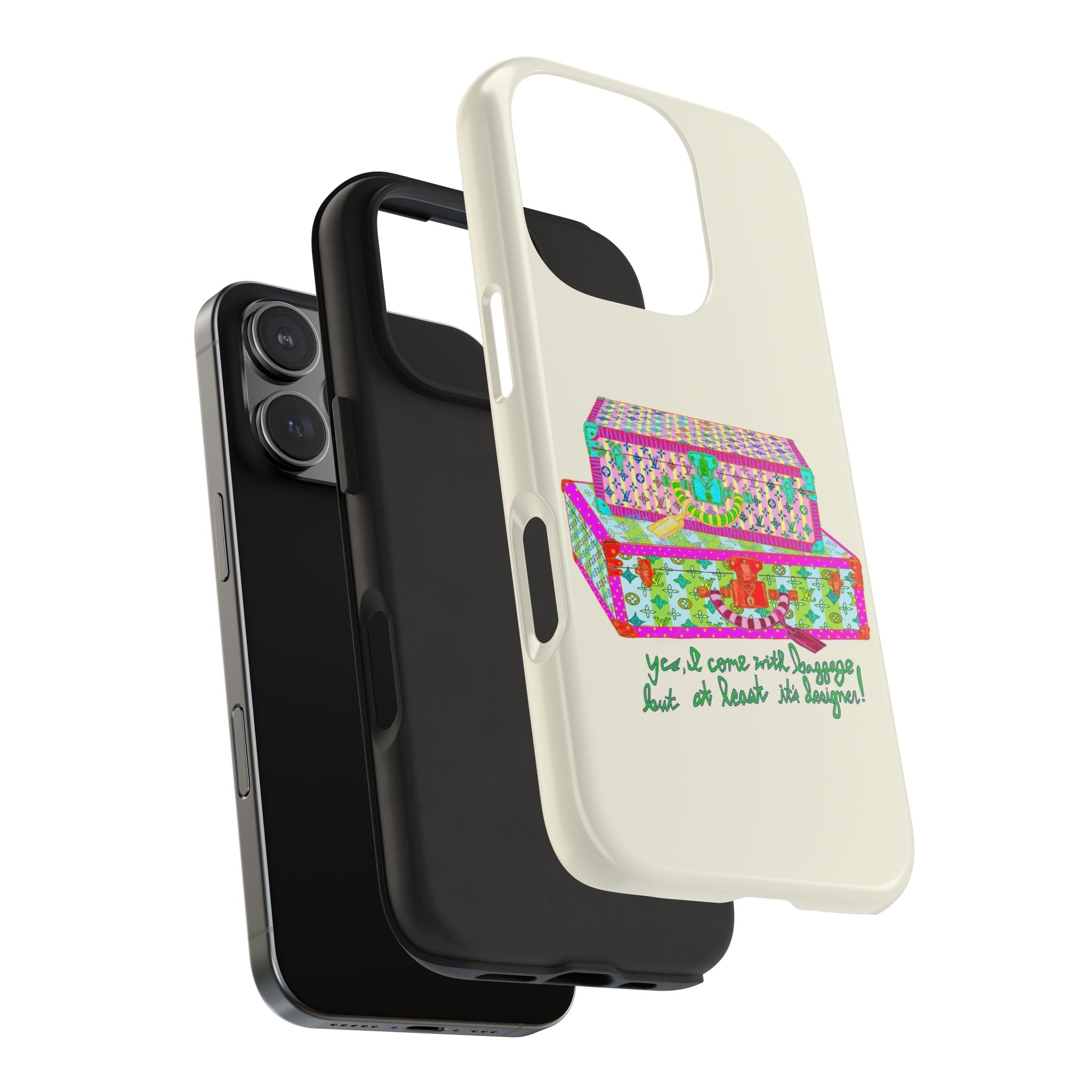 Designer Baggage Phone Case