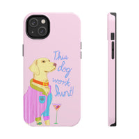 This Lab Won't Hunt Pink Phone Case
