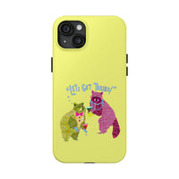 Lets Get Trashed Yellow Phone Case