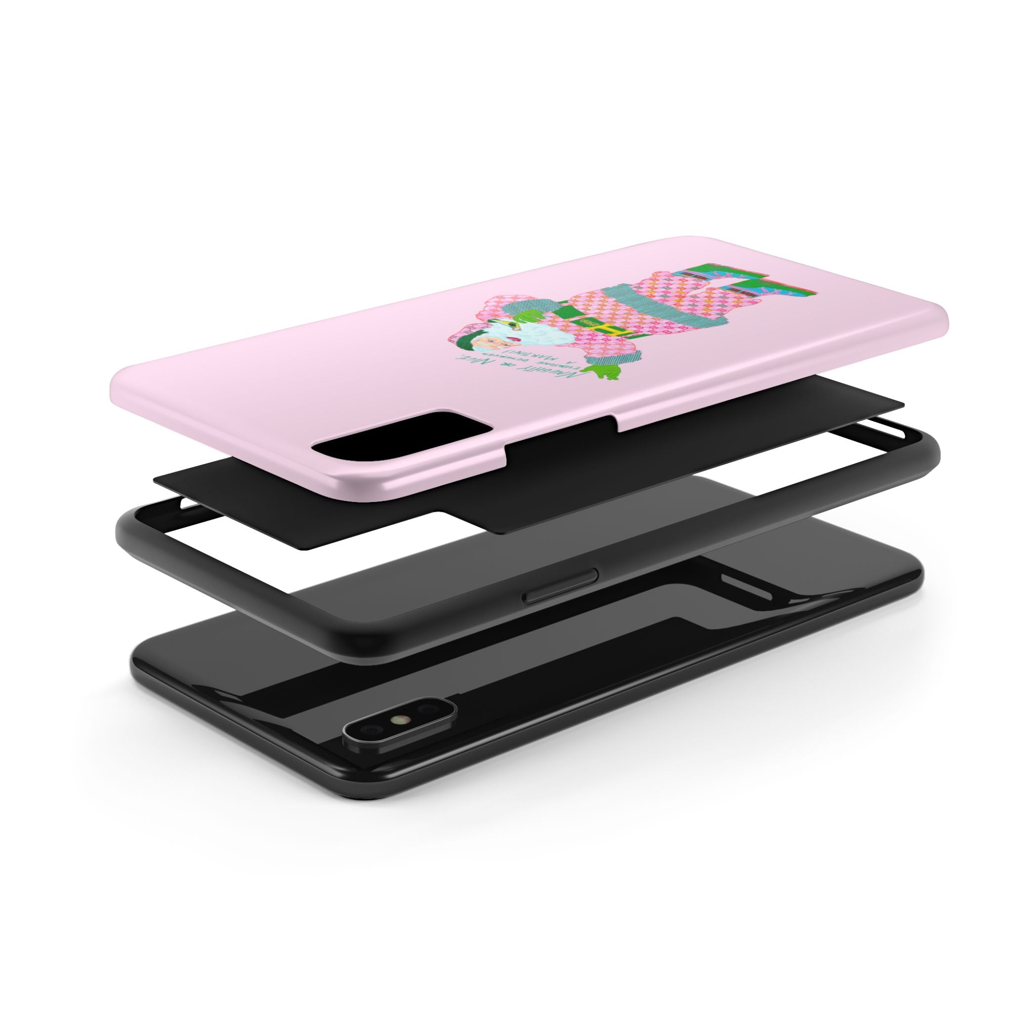 Dirty (Martini) Santa Pink Phone Case