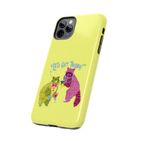 Lets Get Trashed Yellow Phone Case