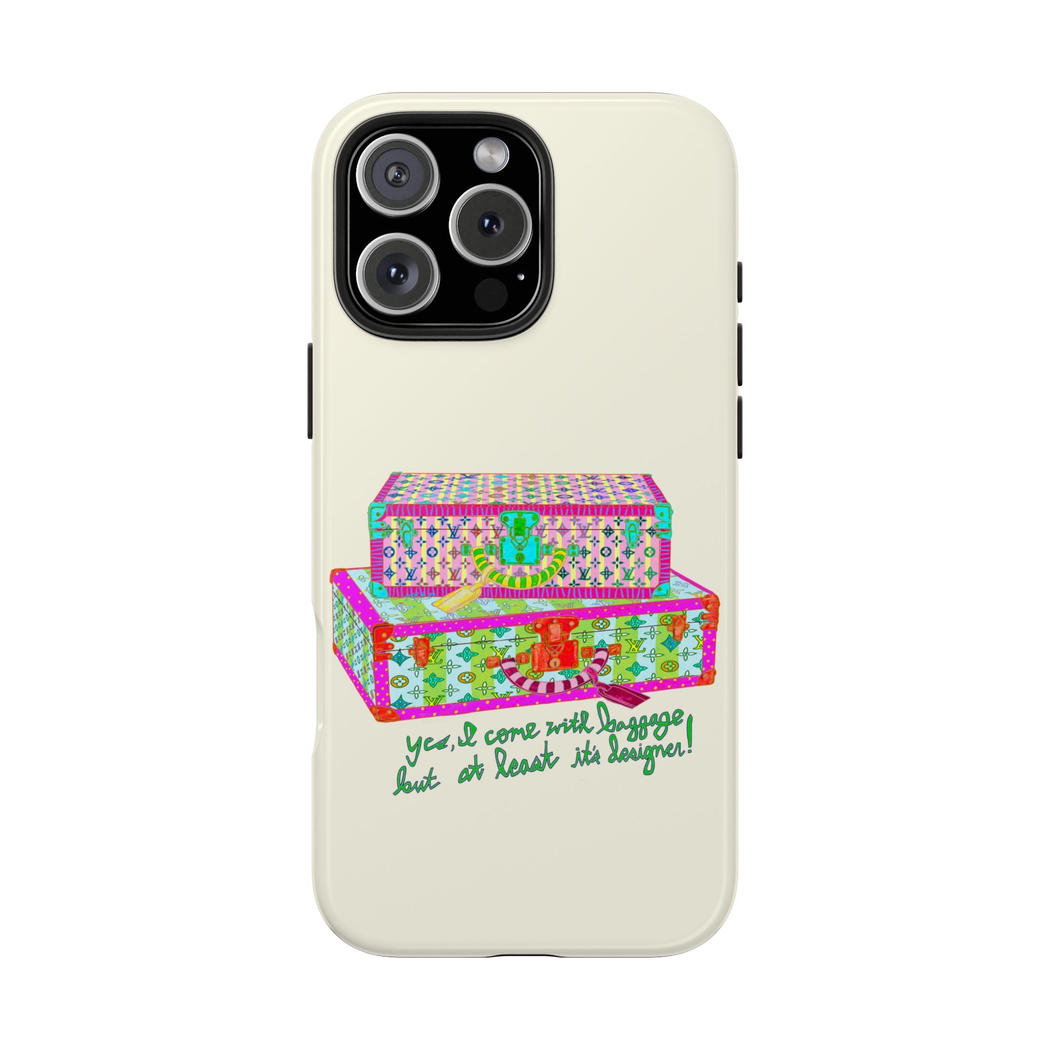 Designer Baggage Phone Case