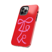 Red Lovely Ribbon Phone Case