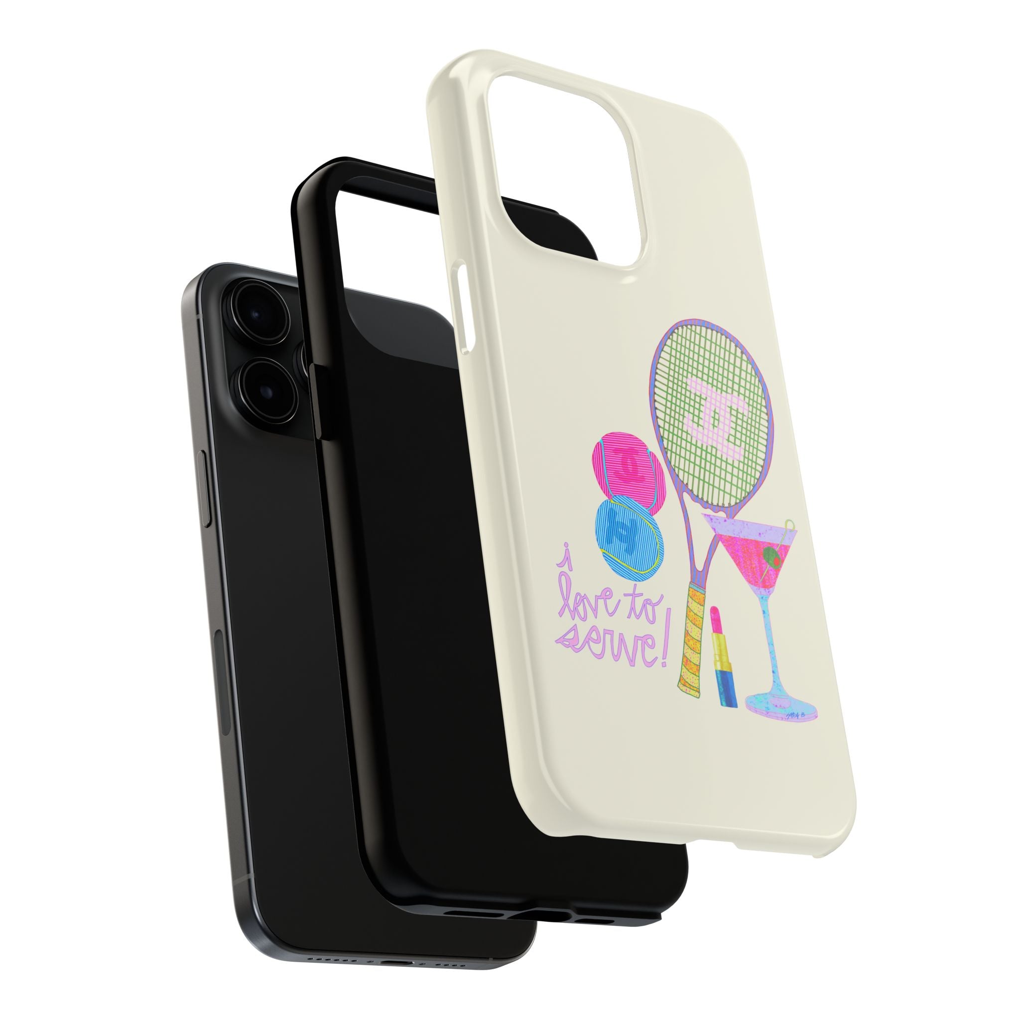 I Love to Serve Phone Case