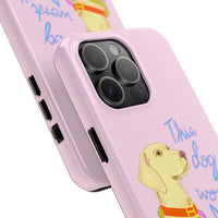 This Lab Won't Hunt Pink Phone Case