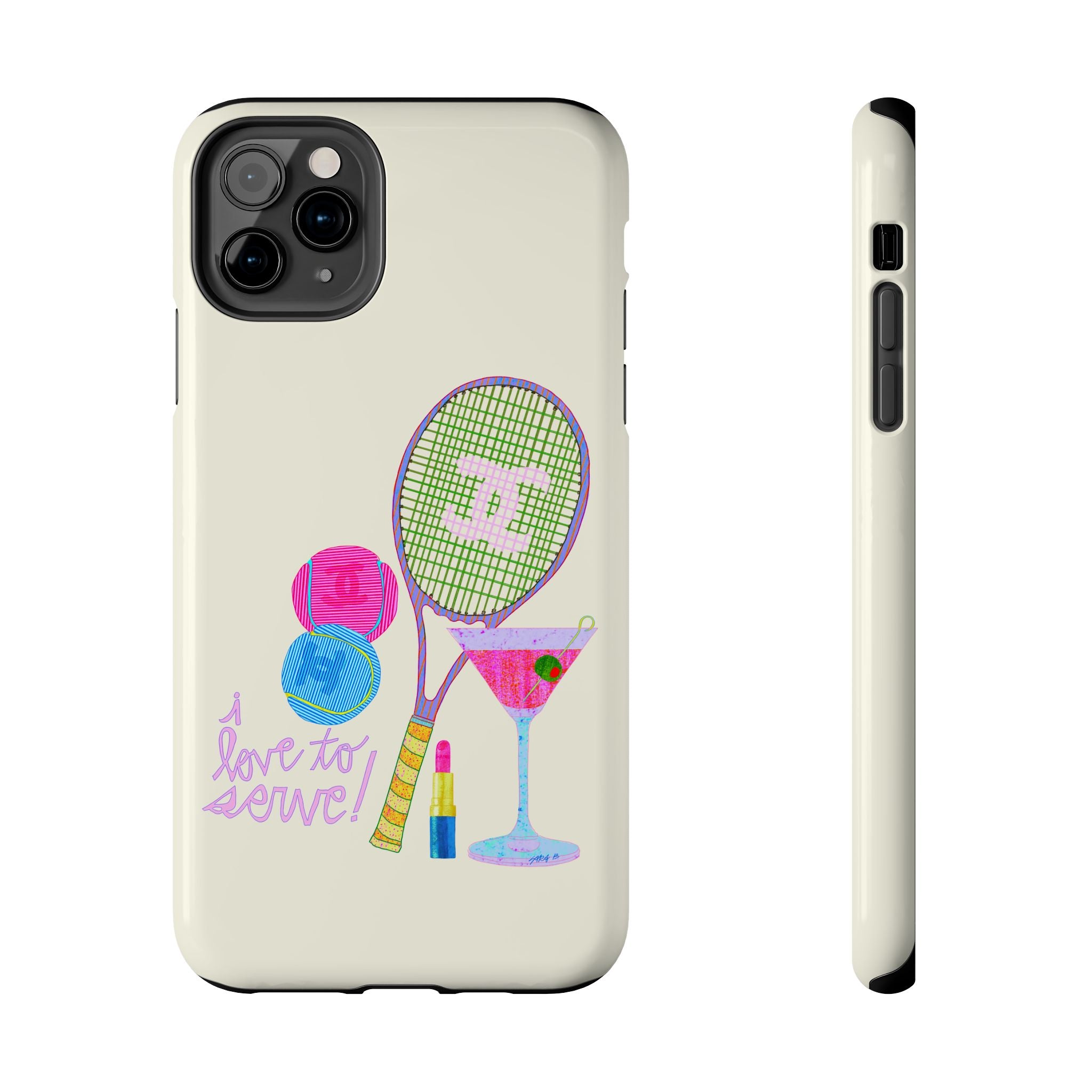 I Love to Serve Phone Case
