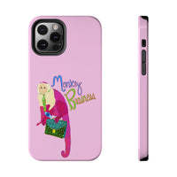 Monkey Business Pink Phone Case