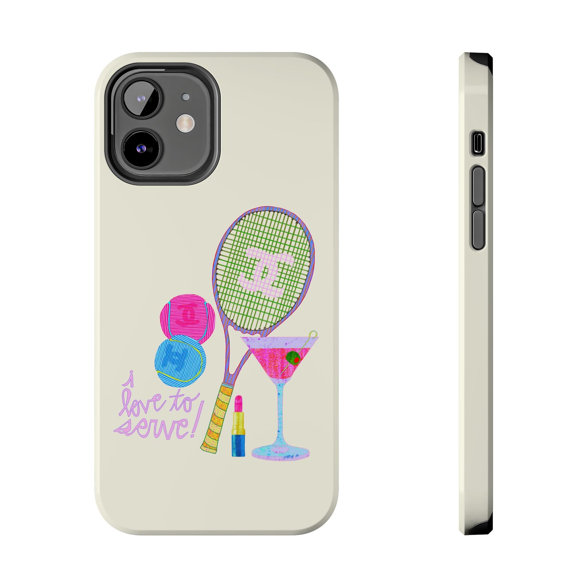I Love to Serve Phone Case