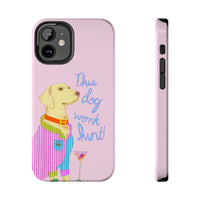 This Lab Won't Hunt Pink Phone Case