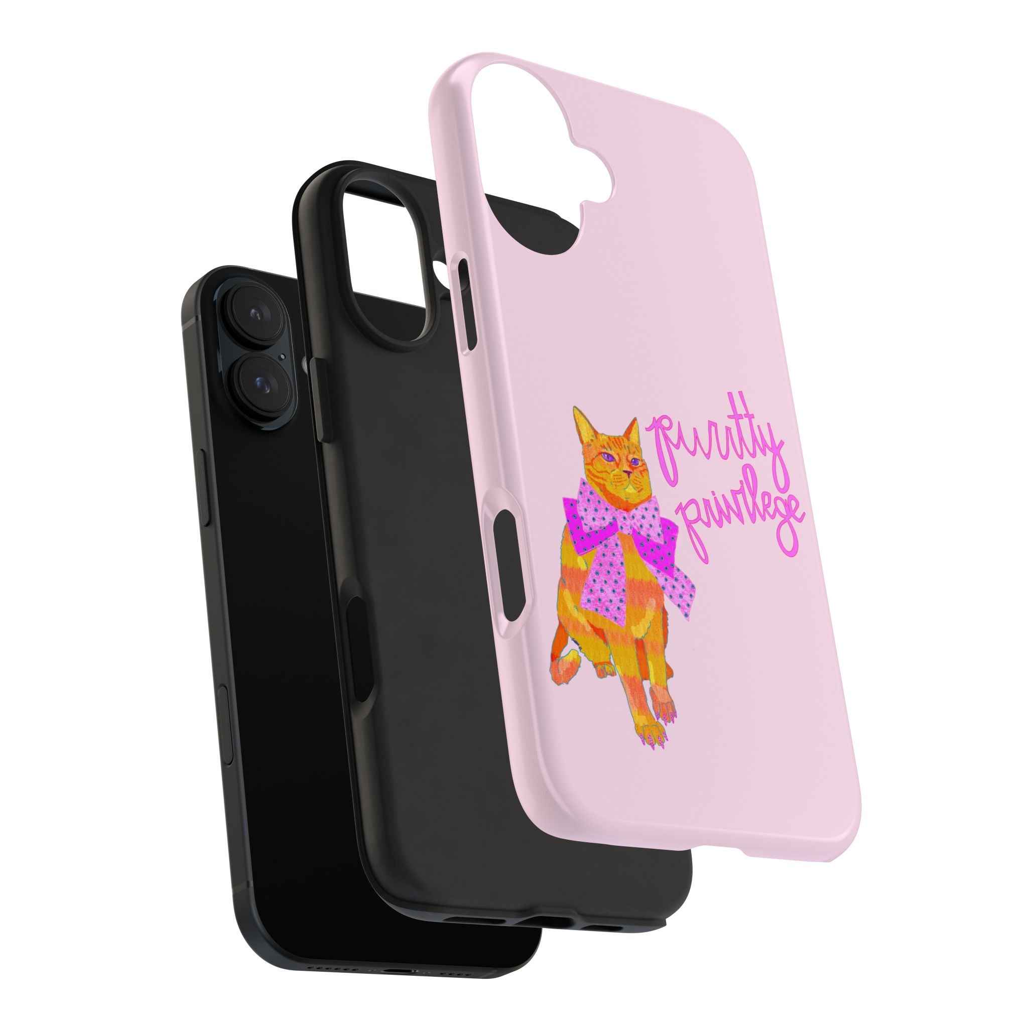 Purrtty Privilege Pink Phone Case