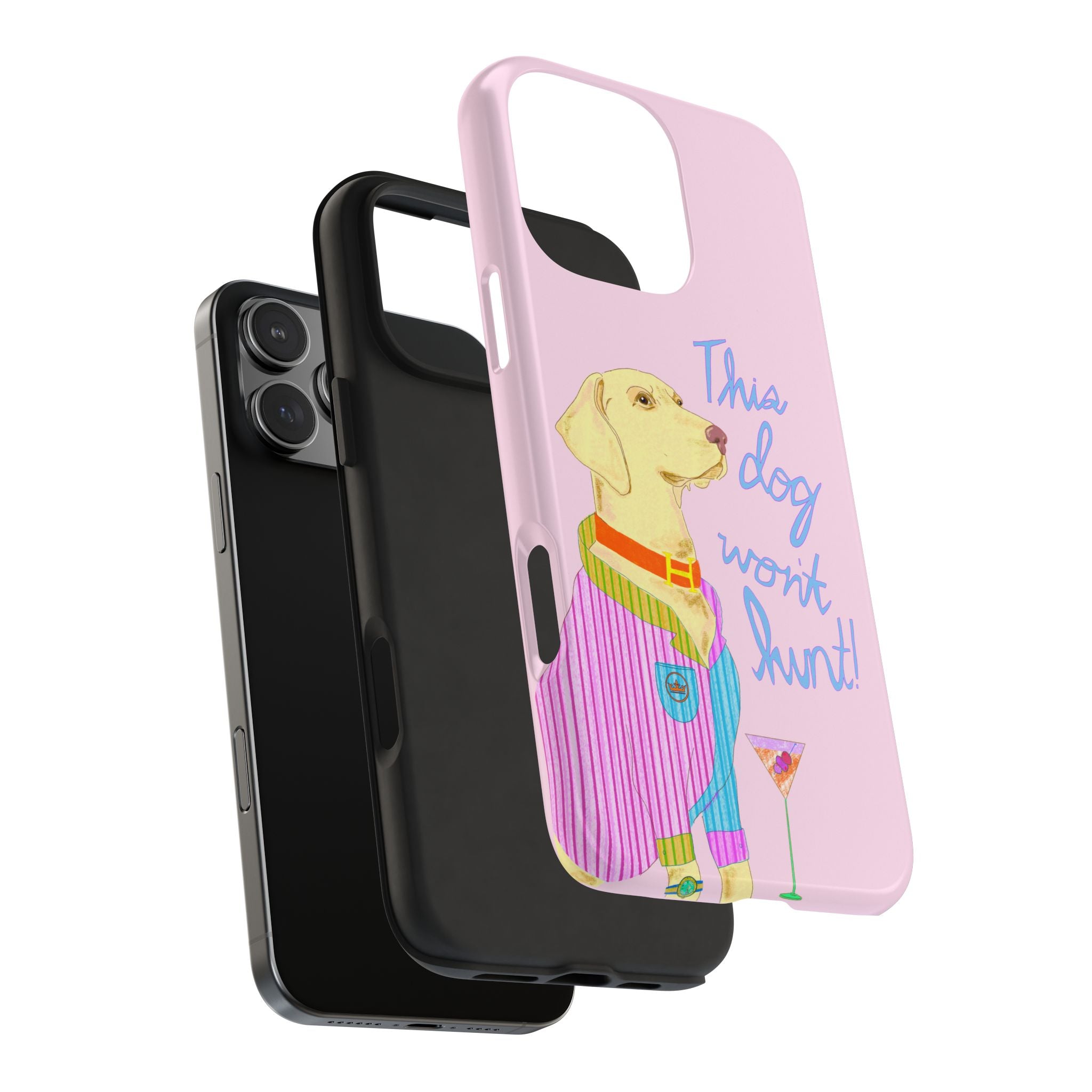 This Lab Won't Hunt Pink Phone Case