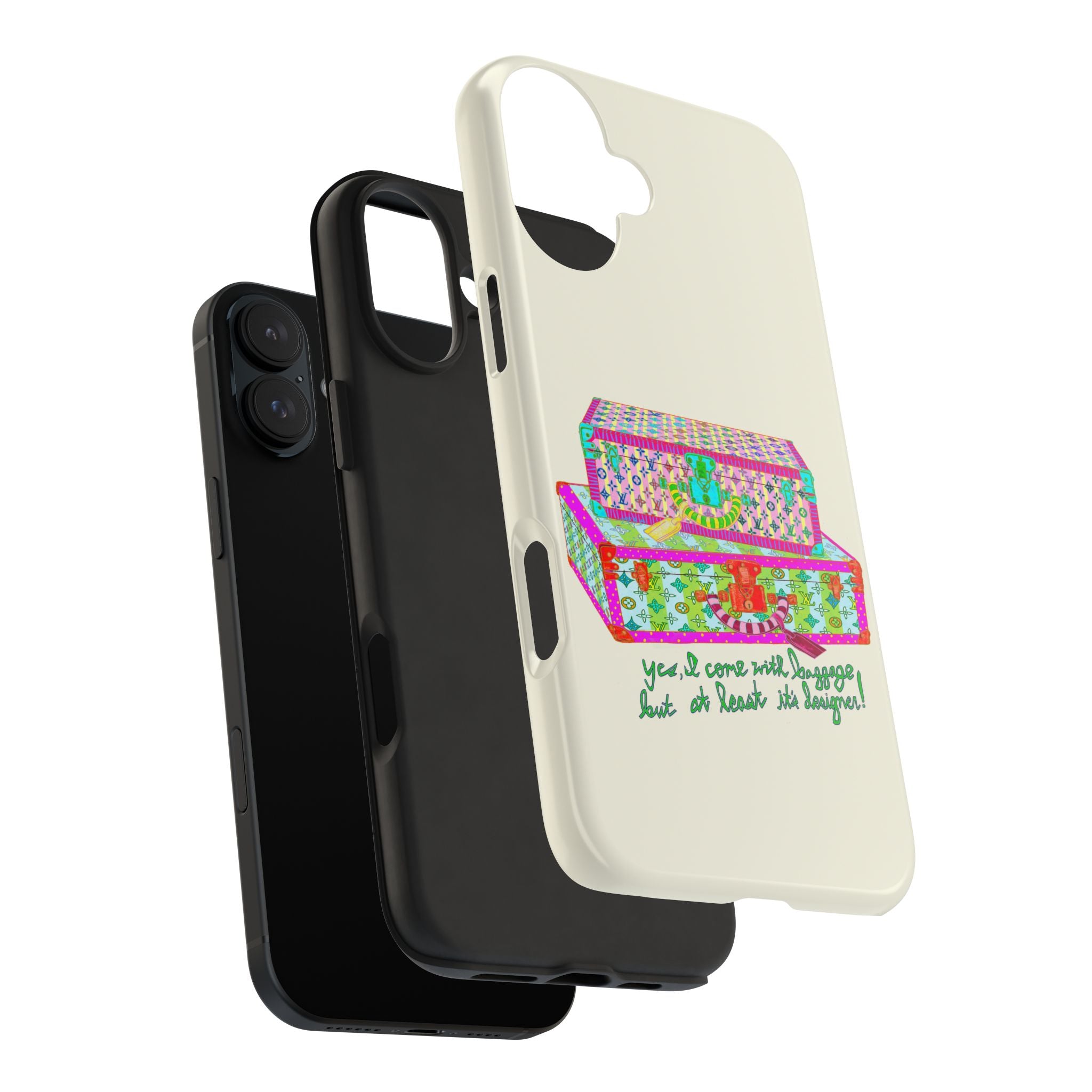 Designer Baggage Phone Case