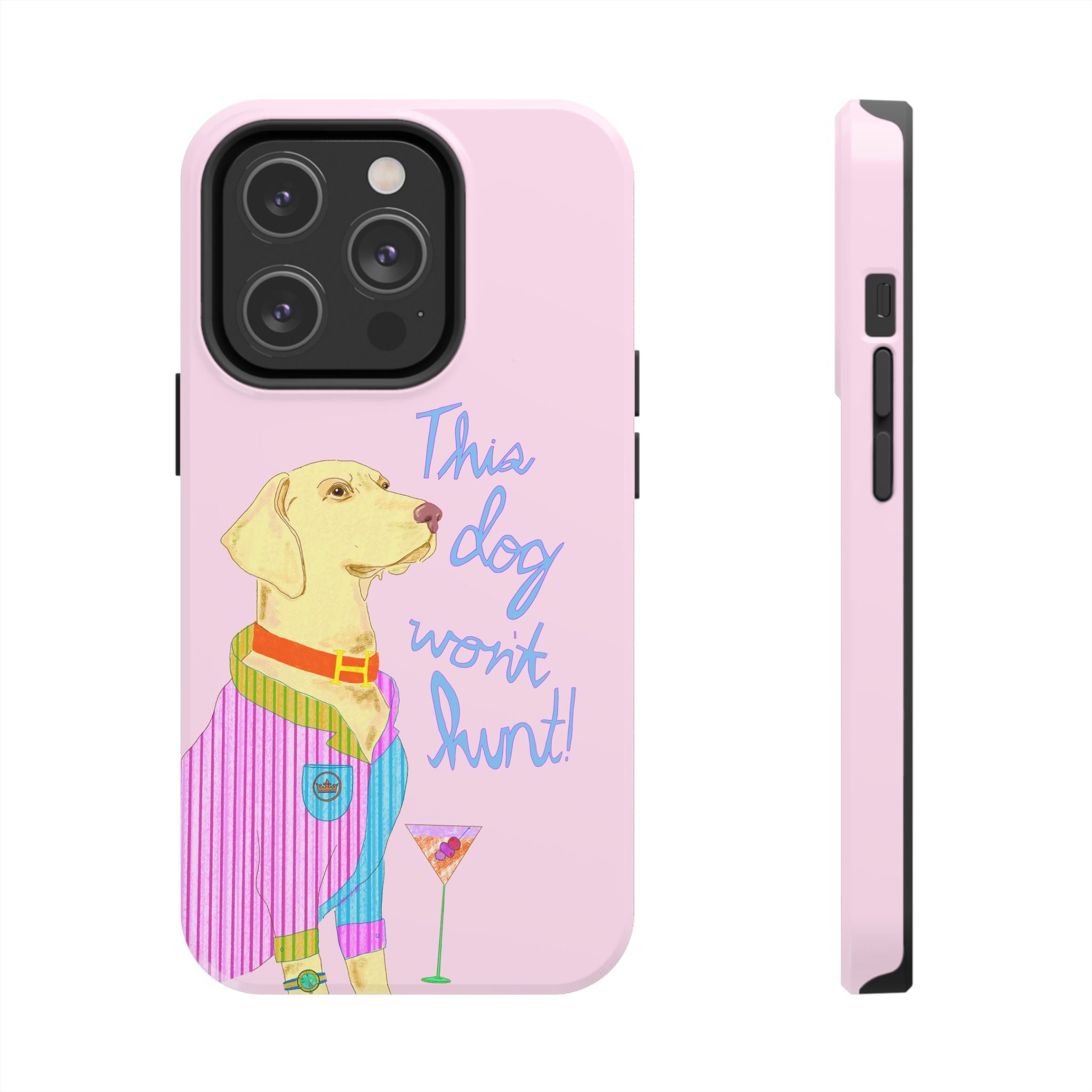 This Lab Won't Hunt Pink Phone Case
