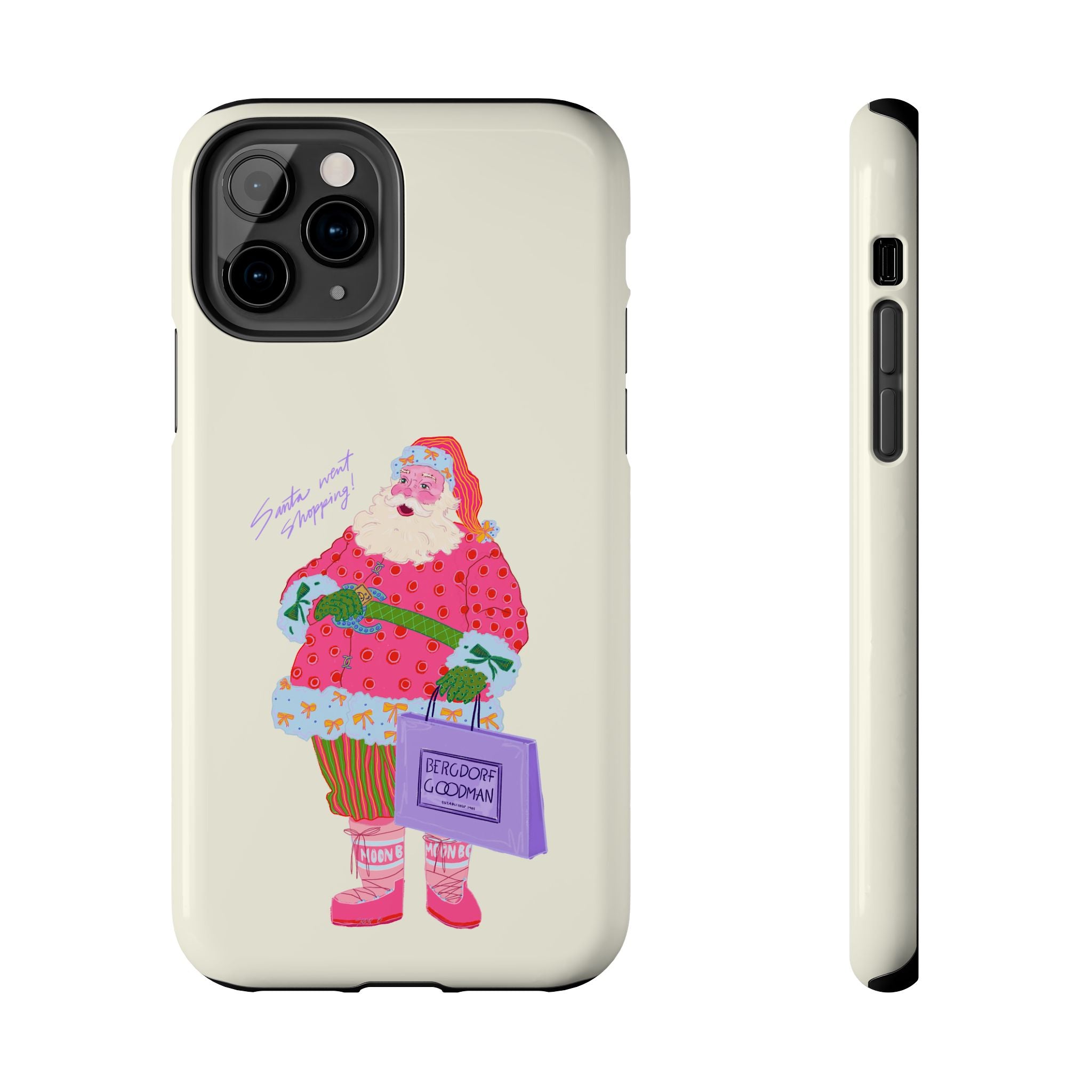 Santa Went Shopping Phone Case