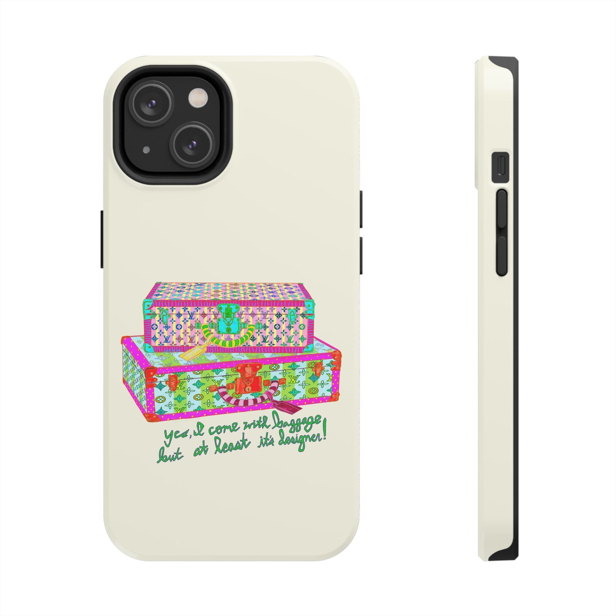Designer Baggage Phone Case