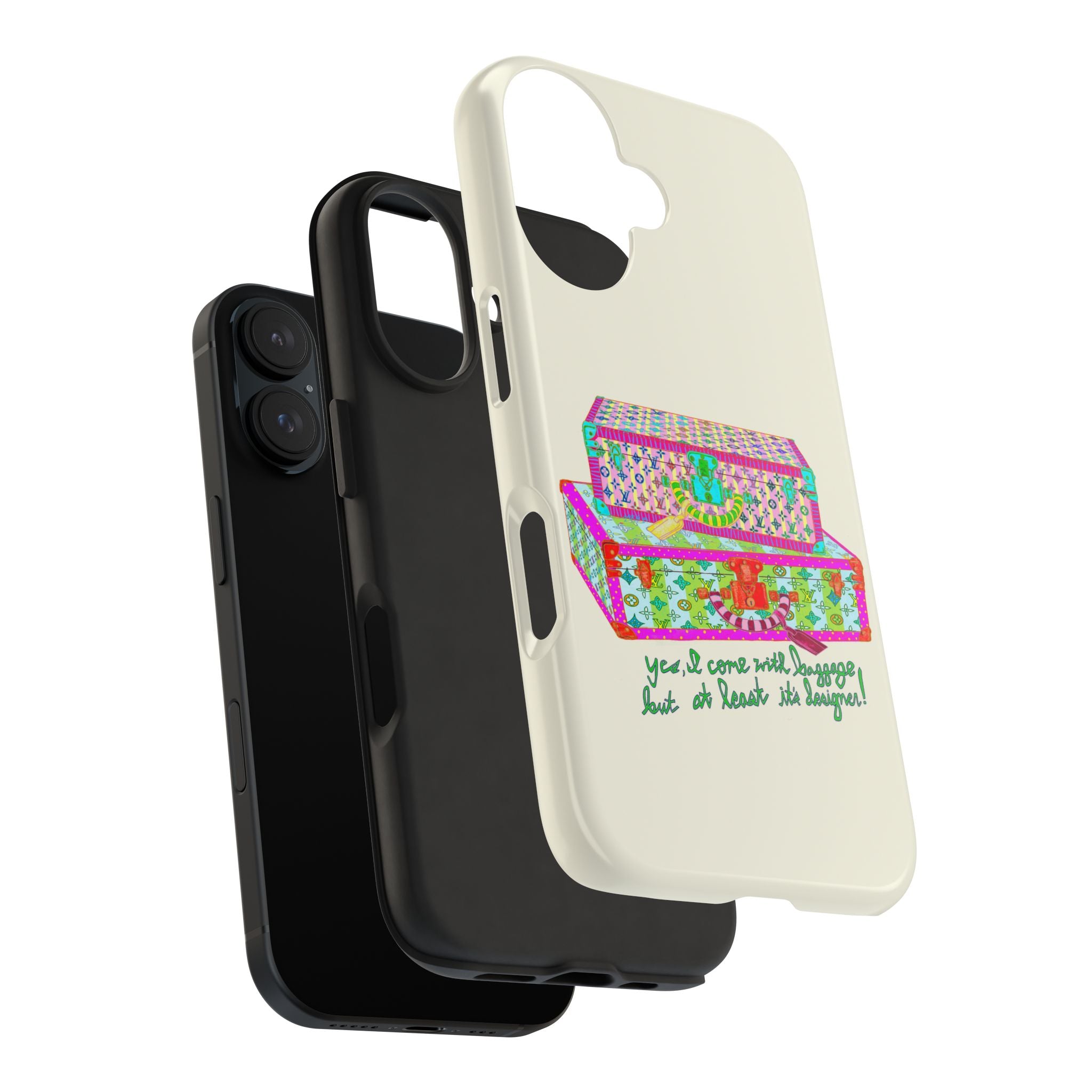 Designer Baggage Phone Case