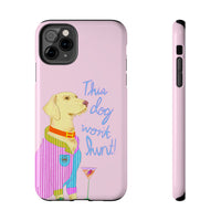 This Lab Won't Hunt Pink Phone Case