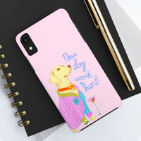 This Lab Won't Hunt Pink Phone Case