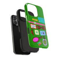 What's in My Bag Green Phone Case