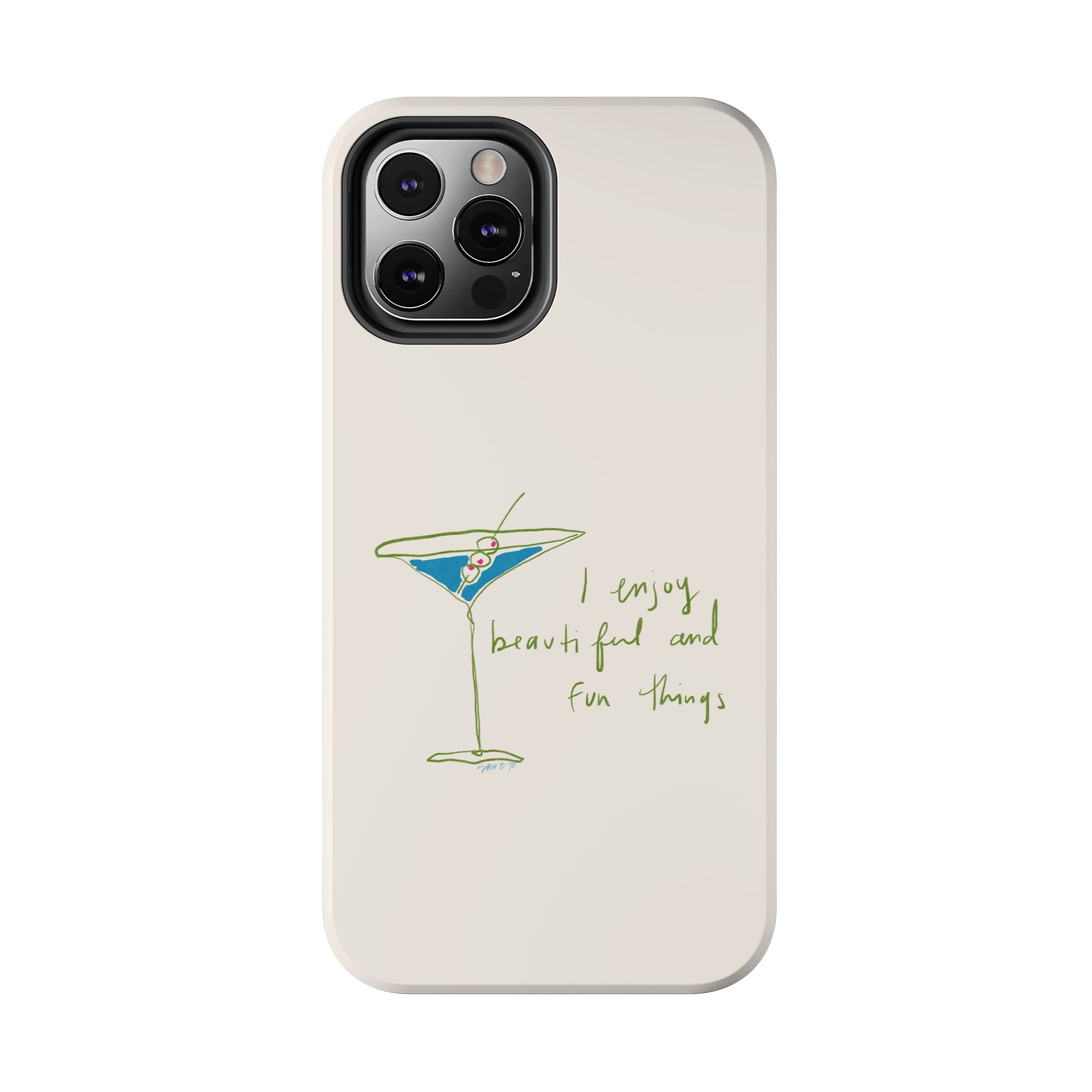 Beautiful & Fun Martini Phone Case