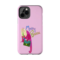 Monkey Business Pink Phone Case