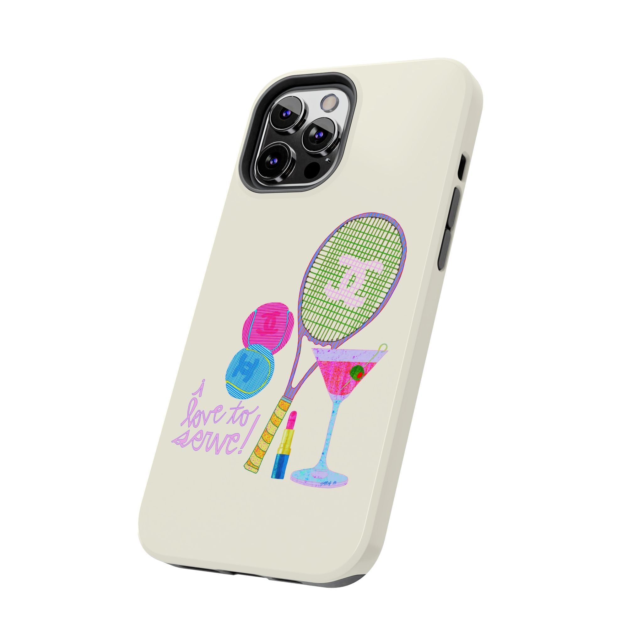 I Love to Serve Phone Case