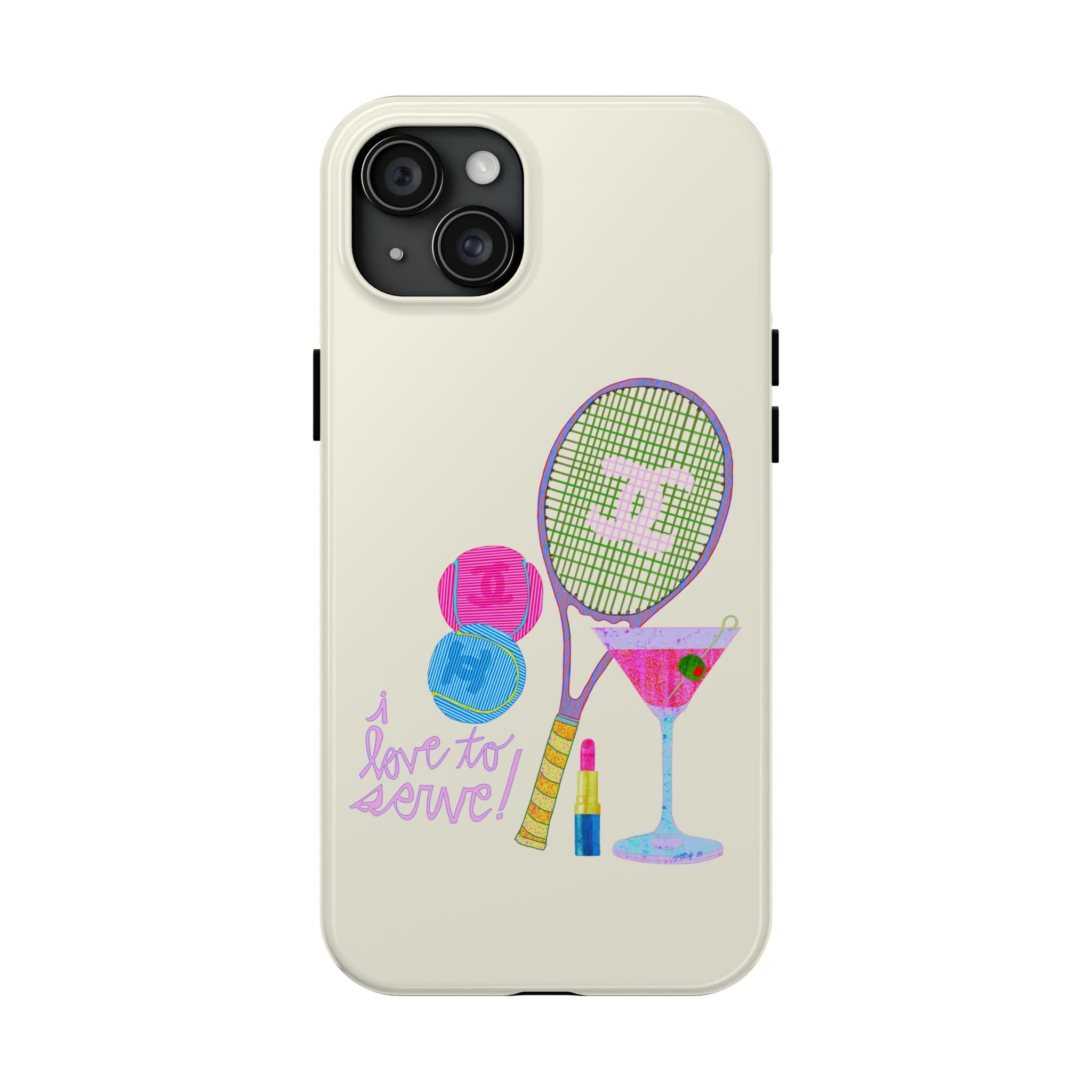 I Love to Serve Phone Case