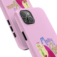 Monkey Business Pink Phone Case