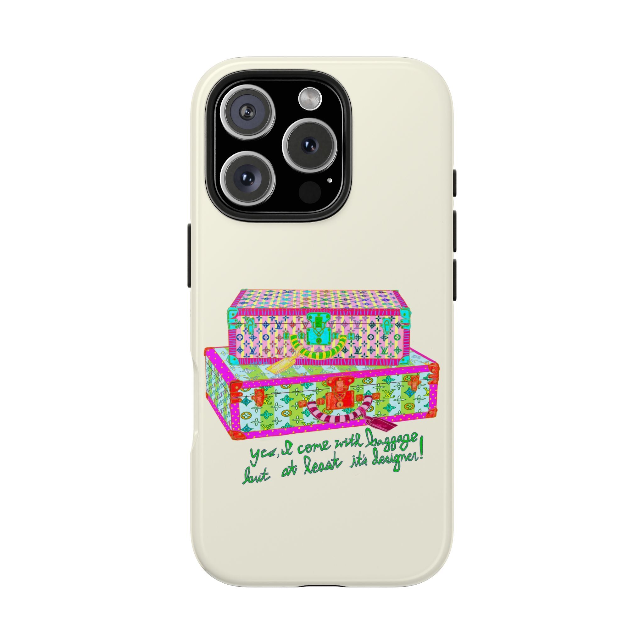 Designer Baggage Phone Case