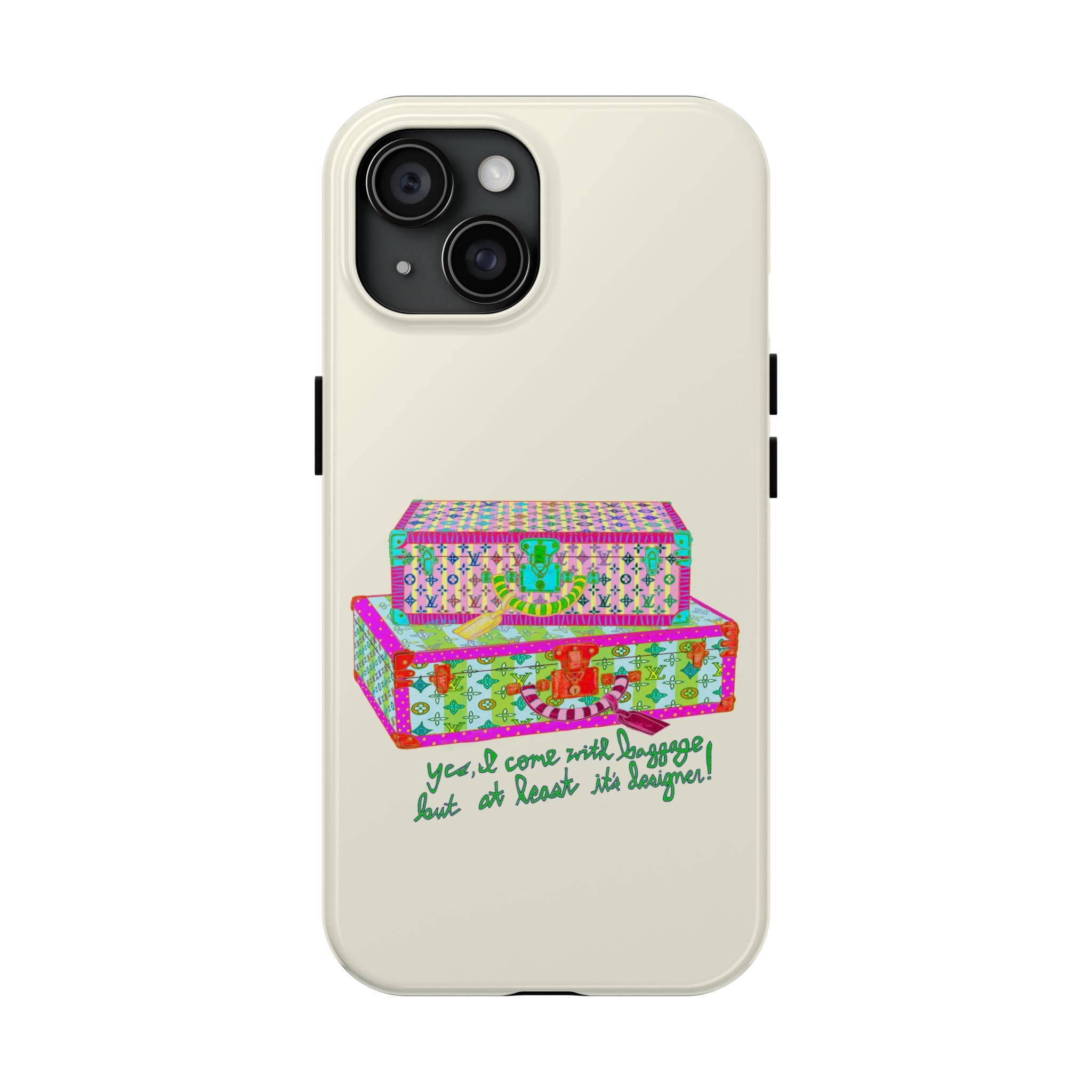 Designer Baggage Phone Case